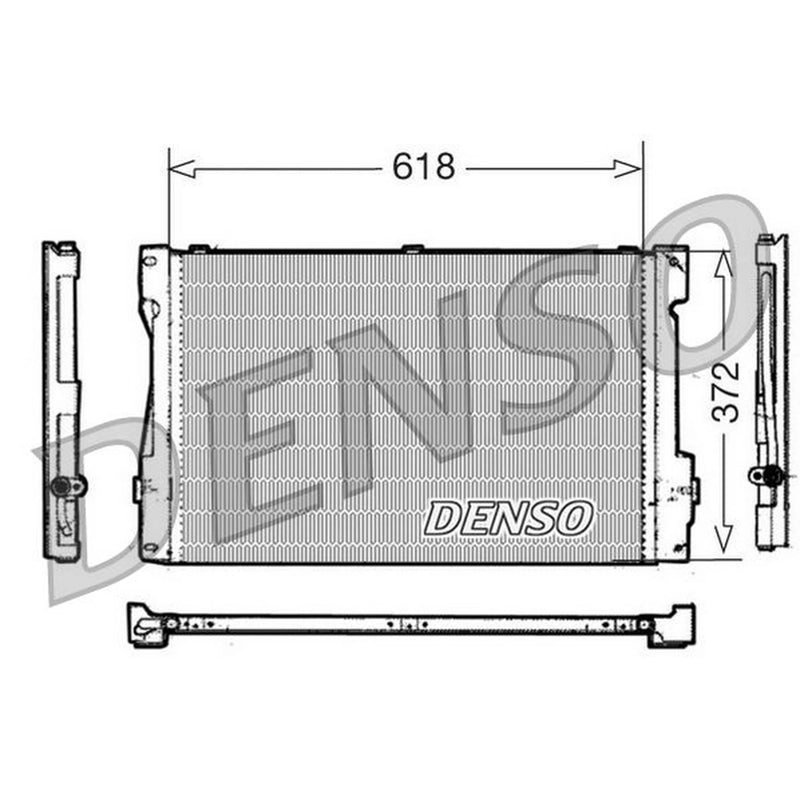Denso Air Conditioning Condenser DCN33006