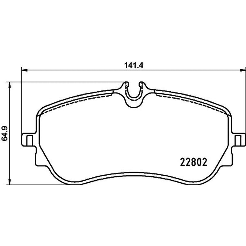 DON Rear Brake Pad Set PCP1768
