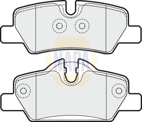 NAPA Front & Rear Pads fits MINI