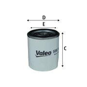 Valeo Engine Oil Filter 586175