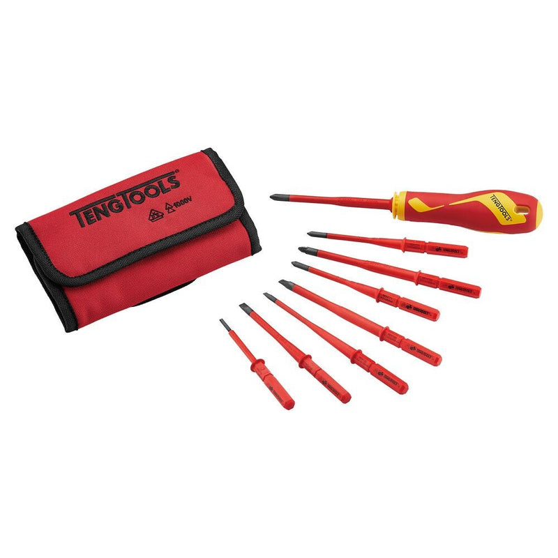 Teng Tools Insulated Screwdriver Set MDV909N 9 Pieces