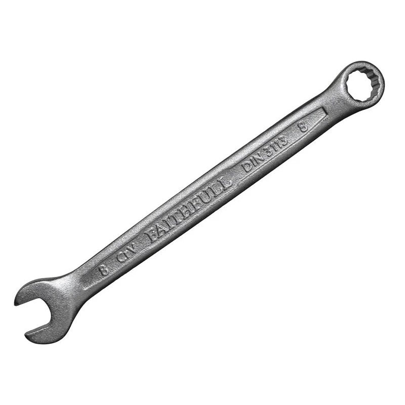 Faithfull Combination Spanner CV Satin Finish (group 1) 6-25mm