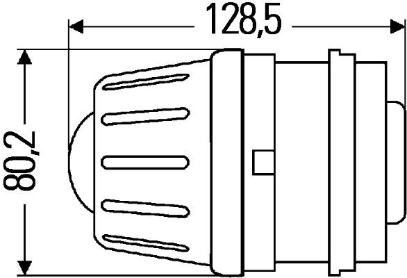 Hella Headlight Headlamp H7 Right