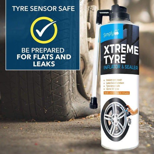 Simply Extreme Car Tyre Inflator & Sealer Vehicle Van Instant Puncture Repair Simply  - Town Parts