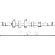 Apec Brake Hydraulic Hose Line Front Left HOS4099