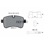 Textar Rear Brake Pad Set 2923201