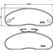 Mintex Front Brake Pad Set MDB1471