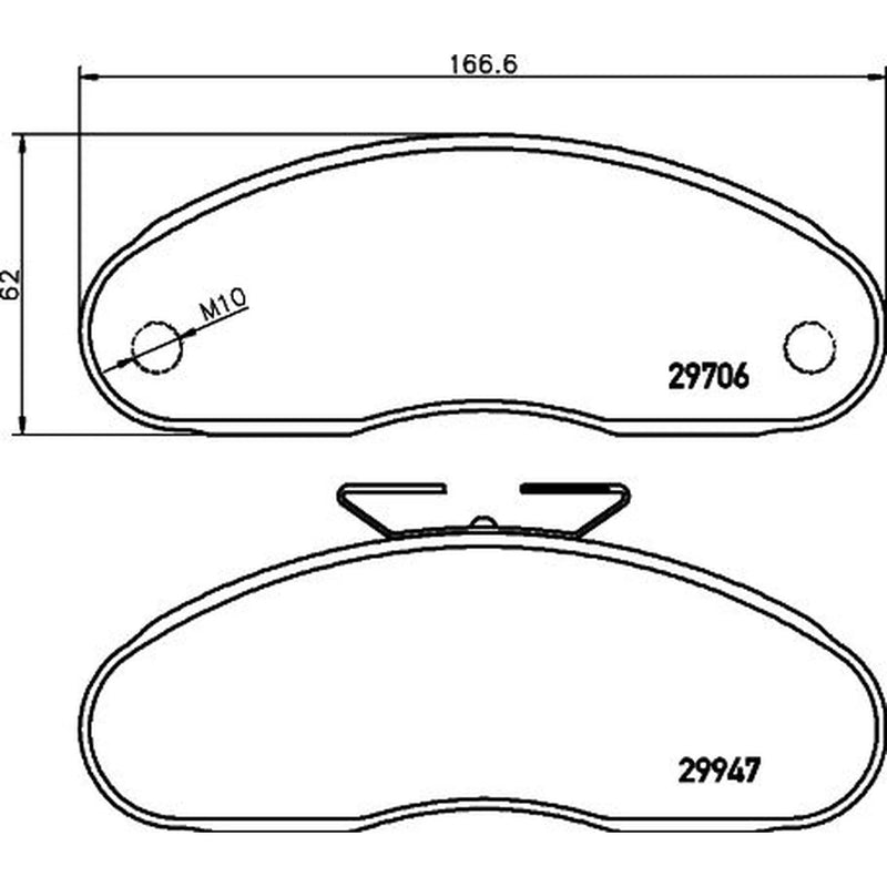 Mintex Front Brake Pad Set MDB1471
