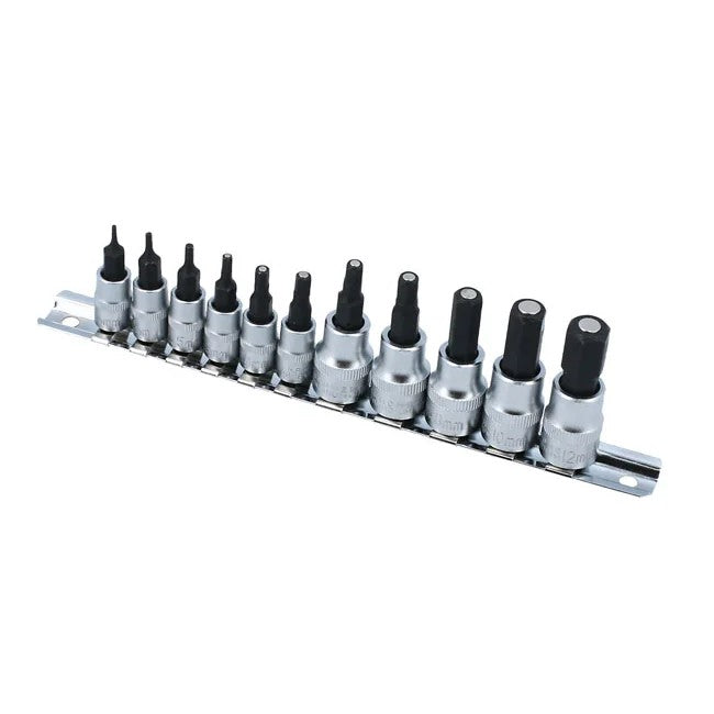 Laser Tools Magnetic Hex Bit Set 11pc - PL