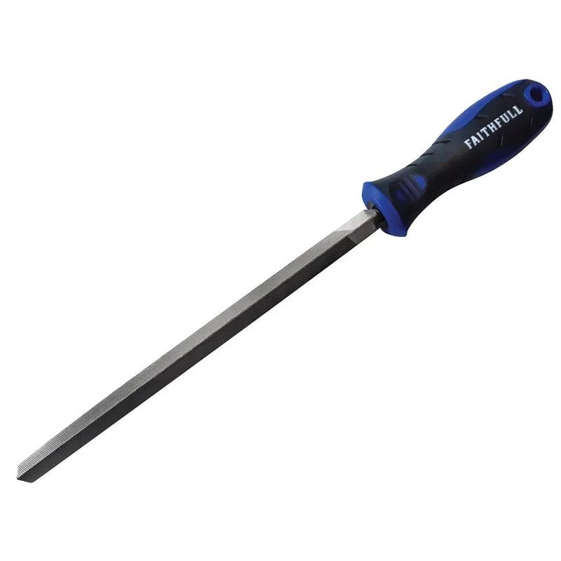 Faithfull Three-Square Second Cut Engineers File 150mm (6in) - FAIFITSSC6