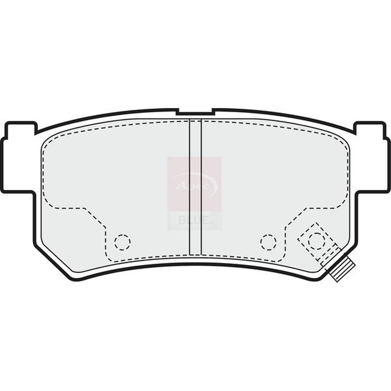 Apec Rear Brake Pad Set PD3813