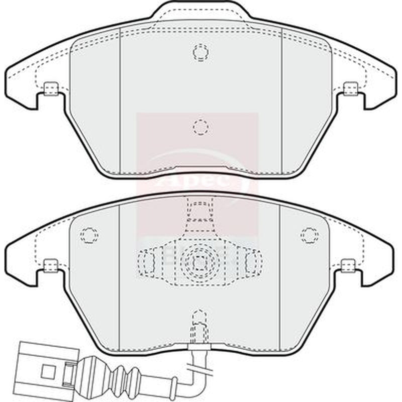 Apec Front Brake Pad Set PD3076