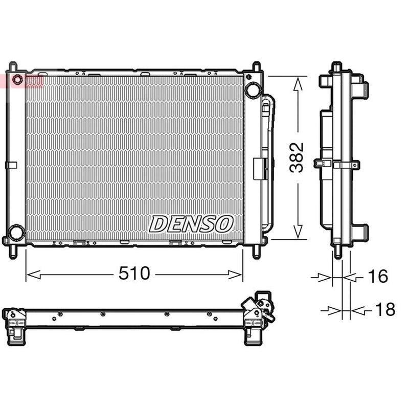 Denso Complete Cooling Module DRM46102