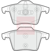 Apec Rear Brake Pad Set PAD1339