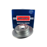 Borg & Beck 2 x Solid Rear Brake Discs BBD6229S
