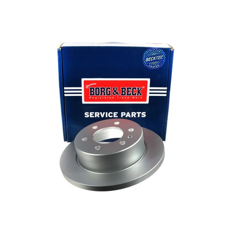 Borg & Beck 2 x Solid Rear Brake Discs BBD6229S