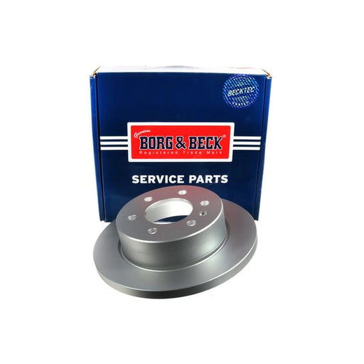 Borg & Beck 2 x Solid Rear Brake Discs BBD6229S