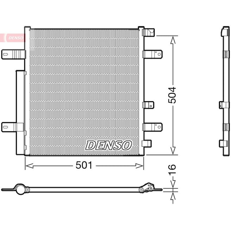 Denso Air Conditioning Condenser DCN99054