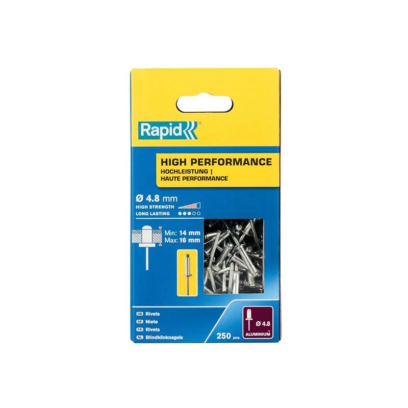 Rapid High Performance Rivets 4.8 x 20mm (Box 250) - 5001439