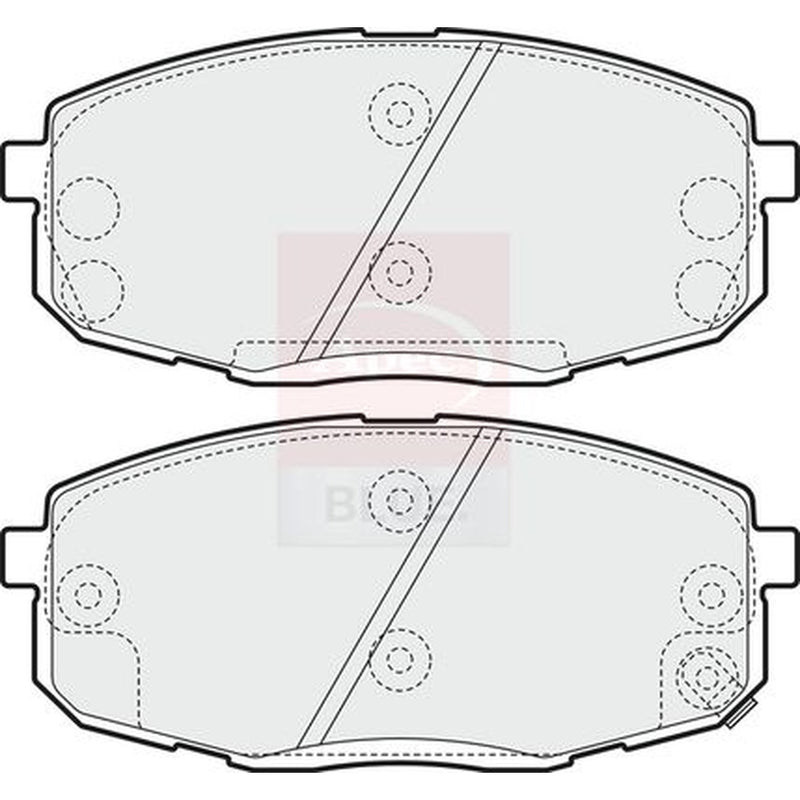 Apec Front Brake Pad Set PD3219