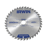 IRWIN® General Purpose Table & Mitre Saw Blade 250 x 30mm x 40T ATB - 1897211