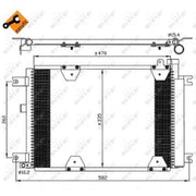 NRF Air Conditioning Condenser 35580