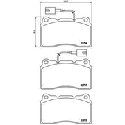 Brembo Front Brake Pad Set P23134