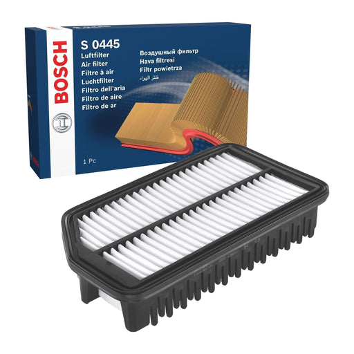 Bosch Car Air Filter S0445 Fits Hyundai I30 Crdi|Crdi Vgt - 1.6 - 12- F026400445 Bosch  - Town Parts