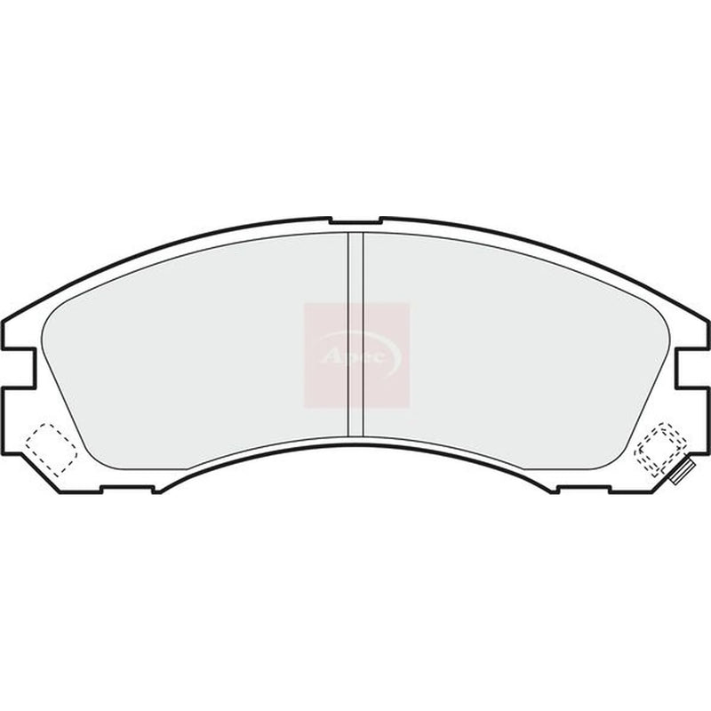 Apec Front Brake Pad Set PAD1091