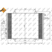 NRF Air Conditioning Condenser 35379