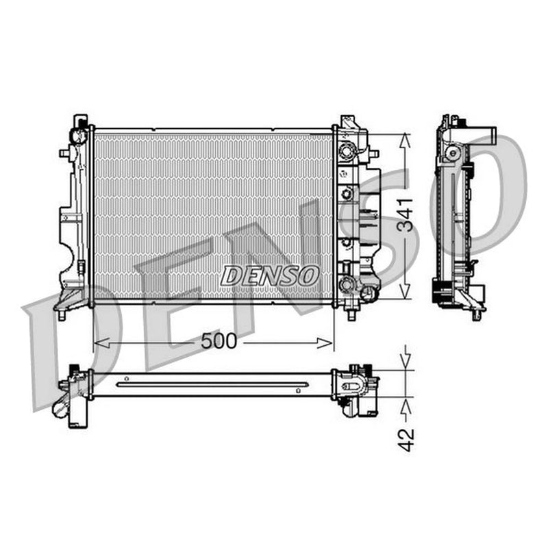 Denso Engine Radiator DRM25012