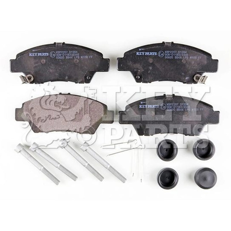 Key Parts 4 x Front Brake Pad Set KBP2207
