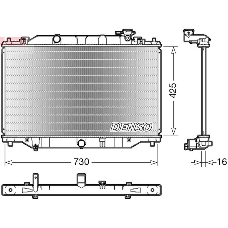 Denso Engine Radiator DRM44039