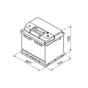 Bosch Batteries Battery 12V 52Ah 520A 0 092 S50 010