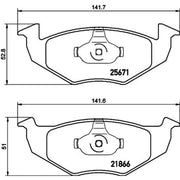 Mintex Brake Pad Set MDB3285