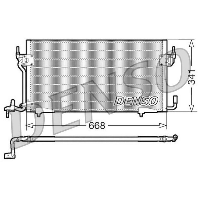 Denso Air Conditioning Condenser DCN07060