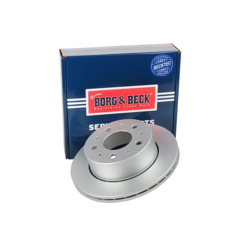 Borg & Beck 2 x Vented Rear Brake Discs BBD6156S