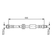Bosch Brake Hydraulic Hose Line Front 1 987 481 751