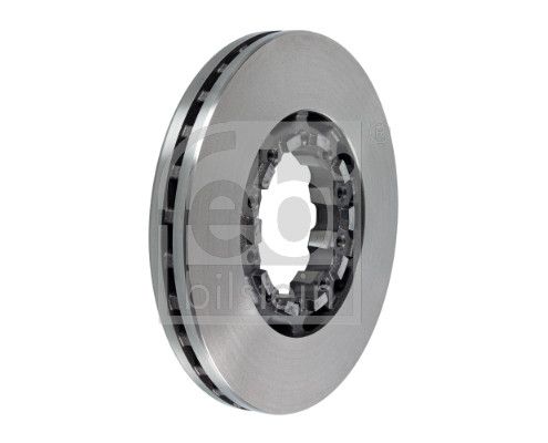 Febi 2 x Brake Disc Set Internally Vented Rear