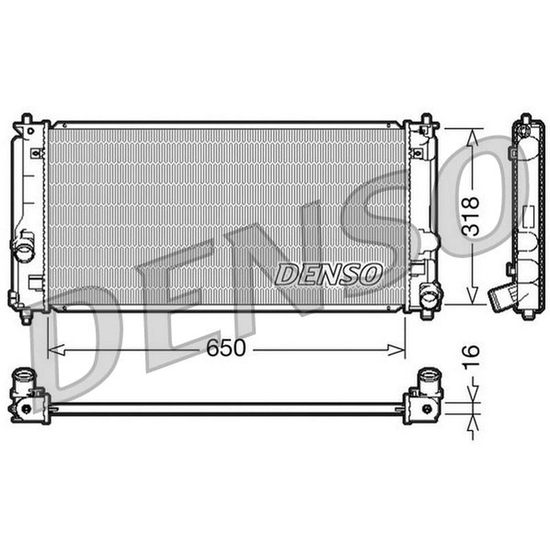Denso Engine Radiator DRM50044