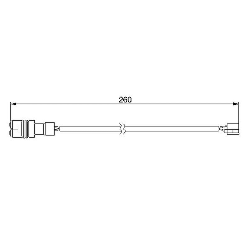 Bosch Brake Pad Wear Sensor Front 1 987 474 987