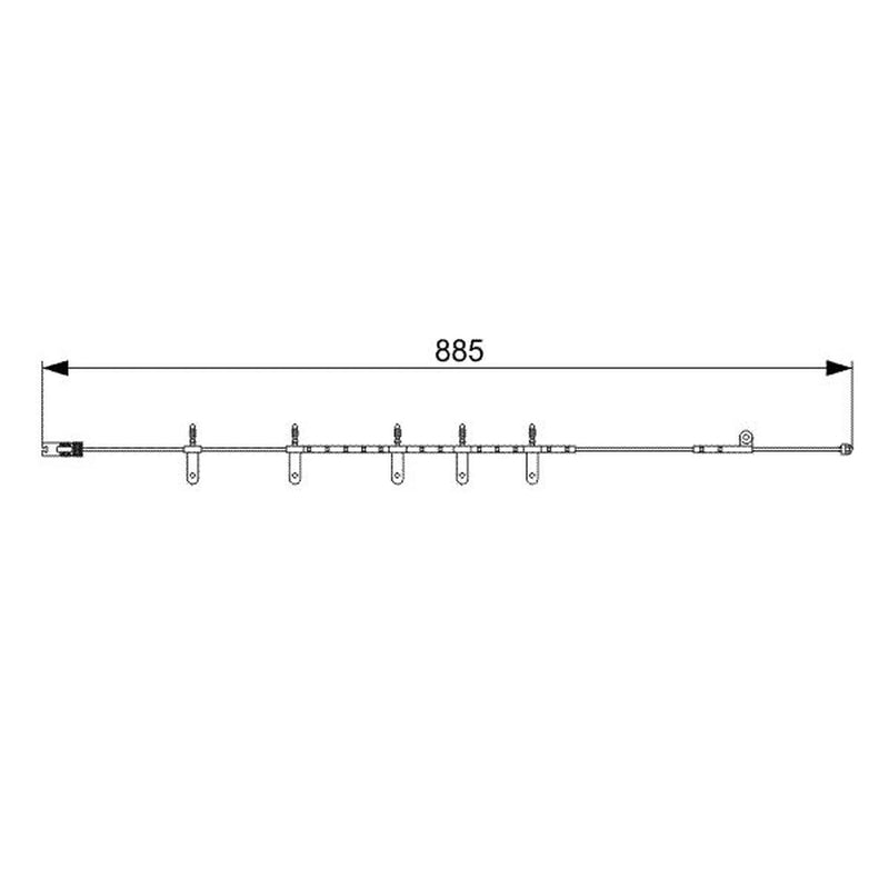 Bosch Brake Pad Wear Sensor Front 1 987 473 015