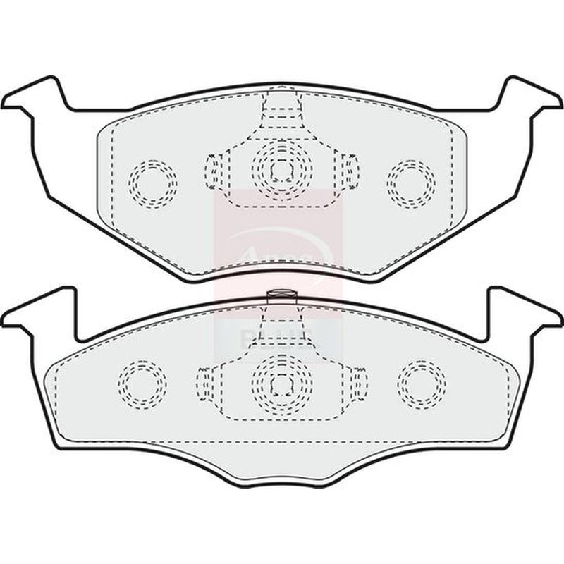 Apec Front Brake Pad Set PD3029