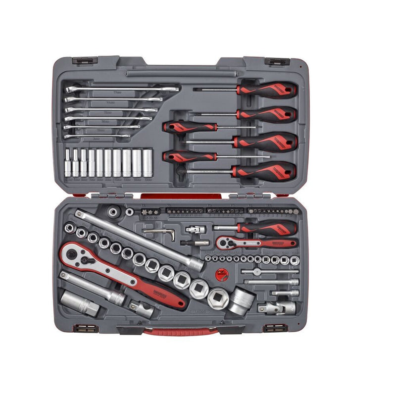 Teng Tools Socket Set MECCA PRO 95 Pieces 1/4" & 1/2" Drive