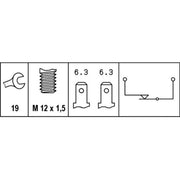 Hella Brake Light Switch 6DF 007 361-001