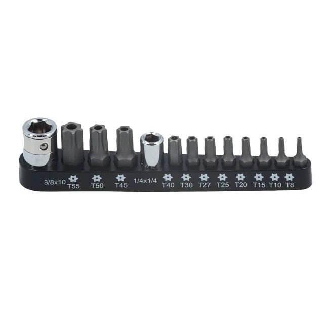 Laser Tools Tamperproof Star Bit Set 13pc - PL