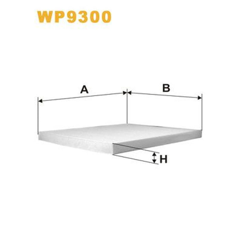 WIX Cabin Air Filter (Pollen Filter) WP9300