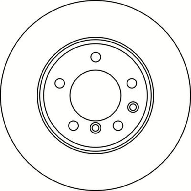 Abtex 2 x Vented Front Brake Discs BD1833V