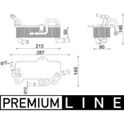 Mahle Automatic Gearbox Oil Cooler CLC 285 000P
