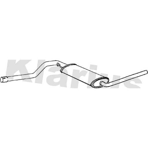 Klarius Box With Centre Pipe Centre VW813P